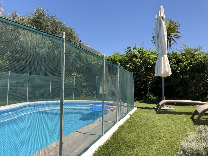 Pool Safety Fence in Use